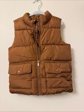 Old Navy Brown Puffer Vest for Kids